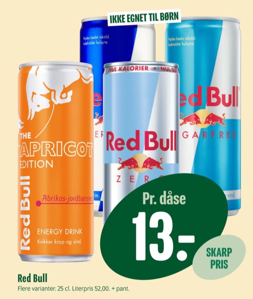Red Bull Energy, Energidrik