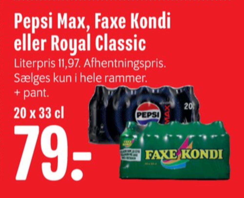 Faxe Kondi, Sportssodavand 20 pk.