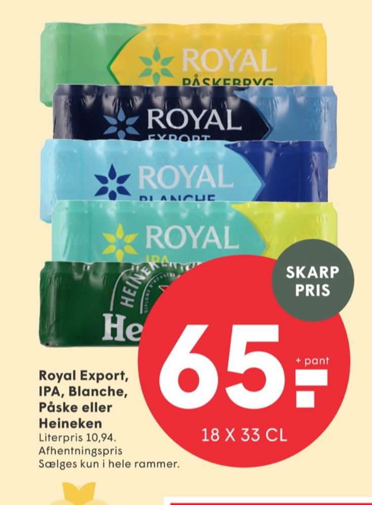 Royal Export, Øl 18 pk.