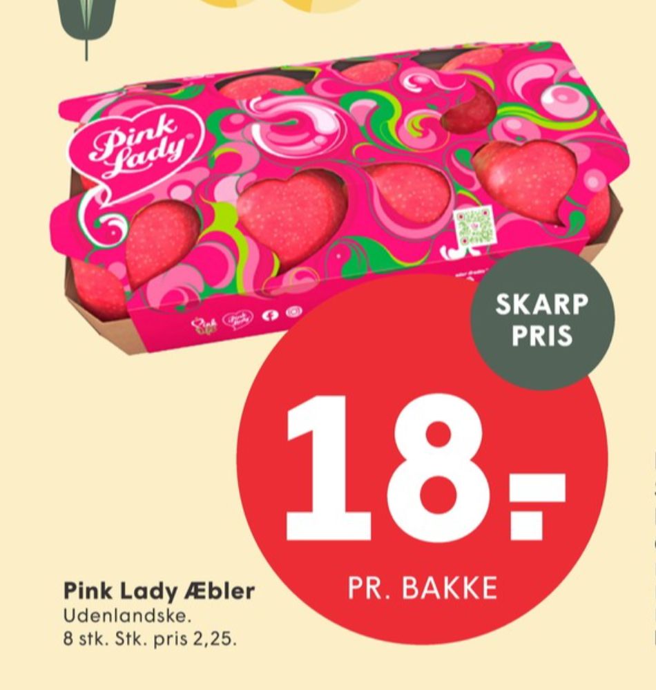 Pink lady, Æbler
