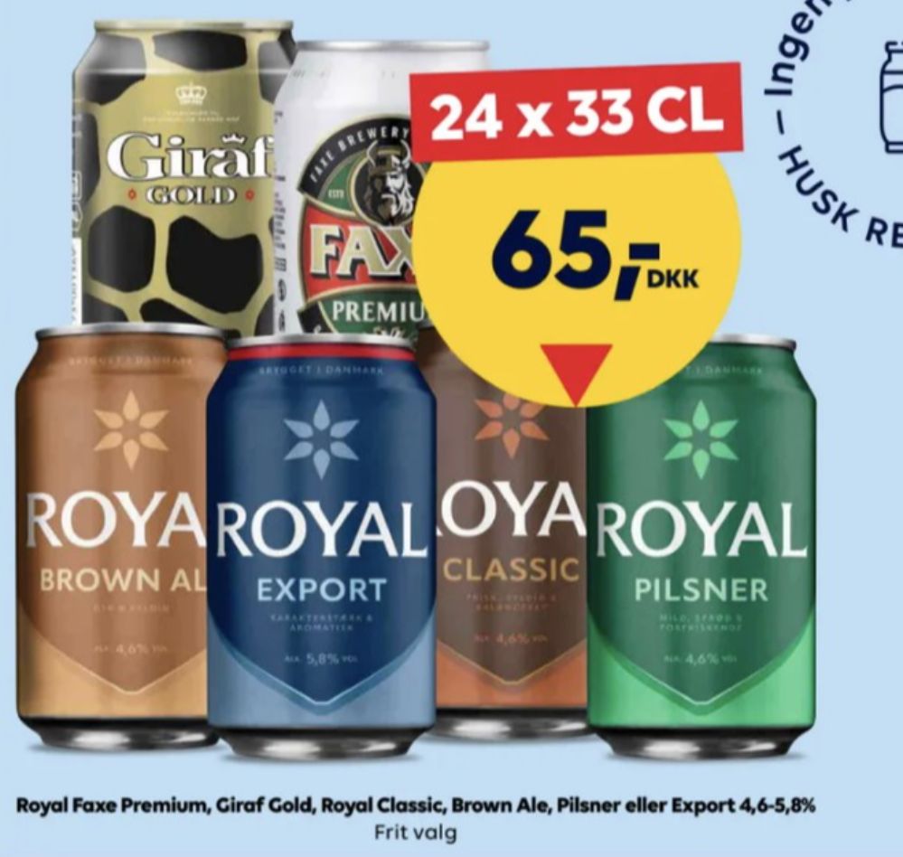 Royal Classic, Øl 24 pk.