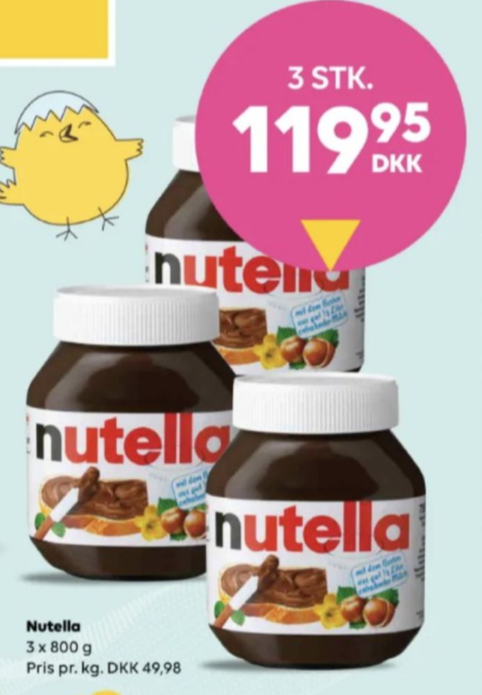 Nutella, Smørepålæg