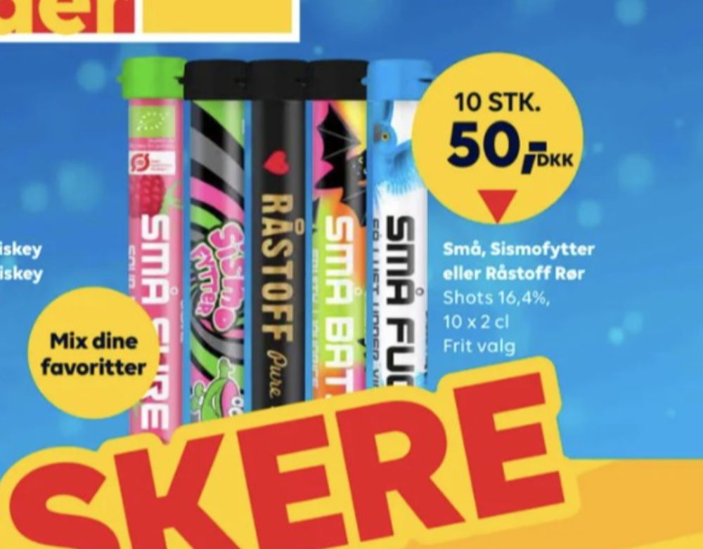 Råstoff Pure Liquorice, Shots