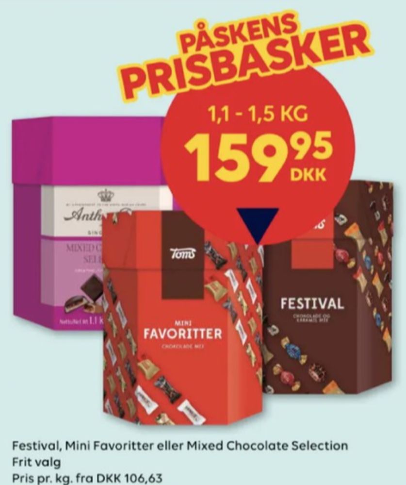 Anthon Berg Mixed Chocolate Selection, Dessertchokolade