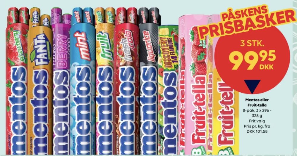Mentos, Pastiller Fanta