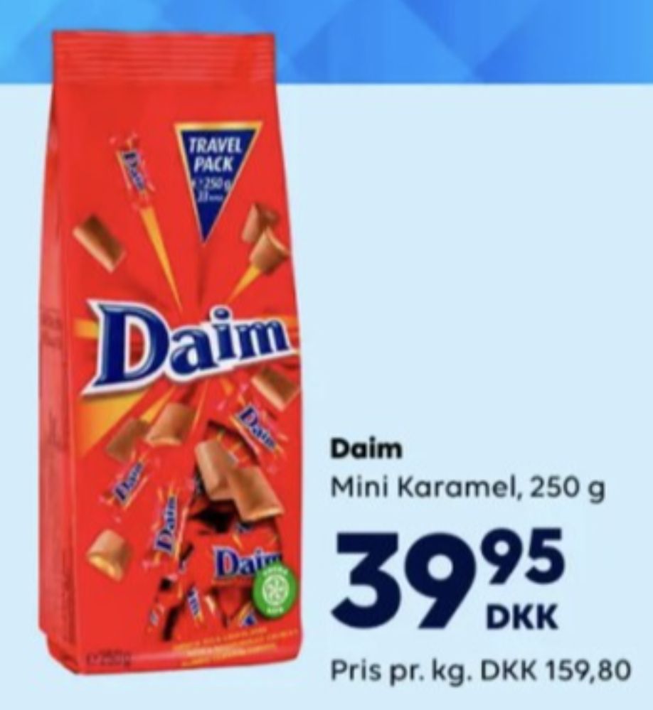 Daim, Chokolade