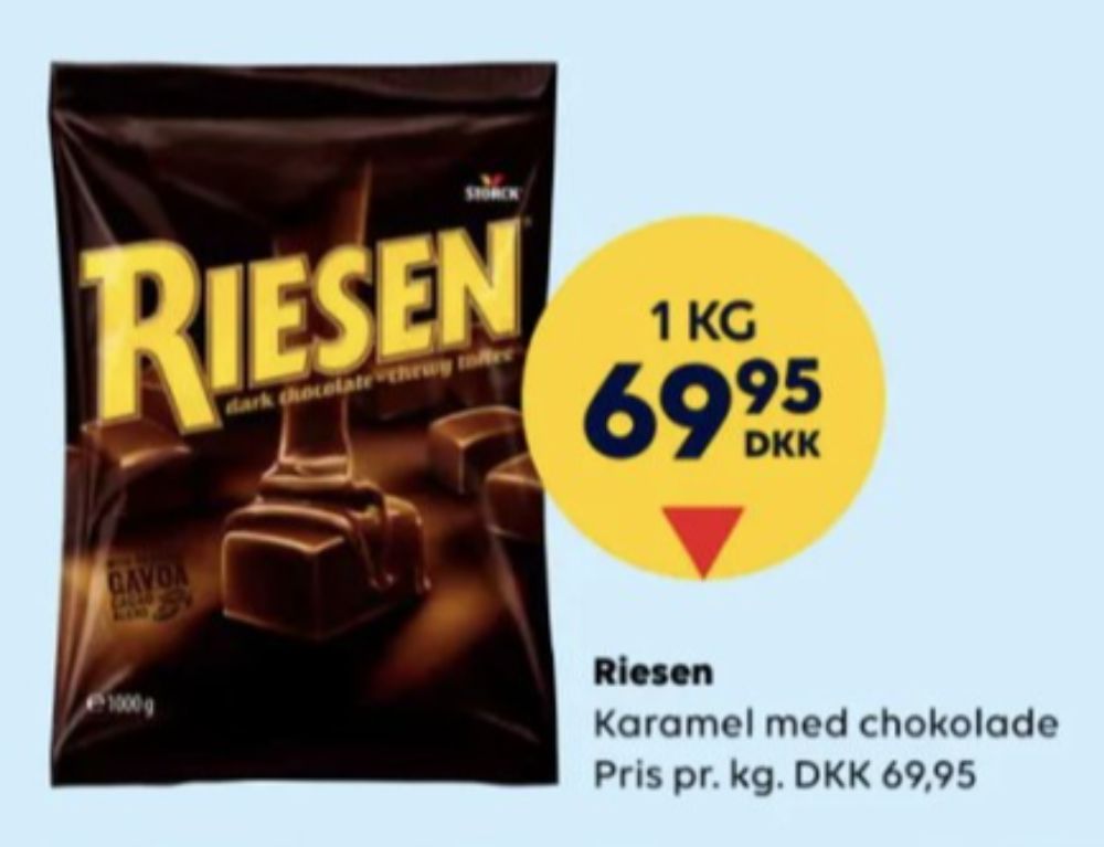 Riesen, Karameller