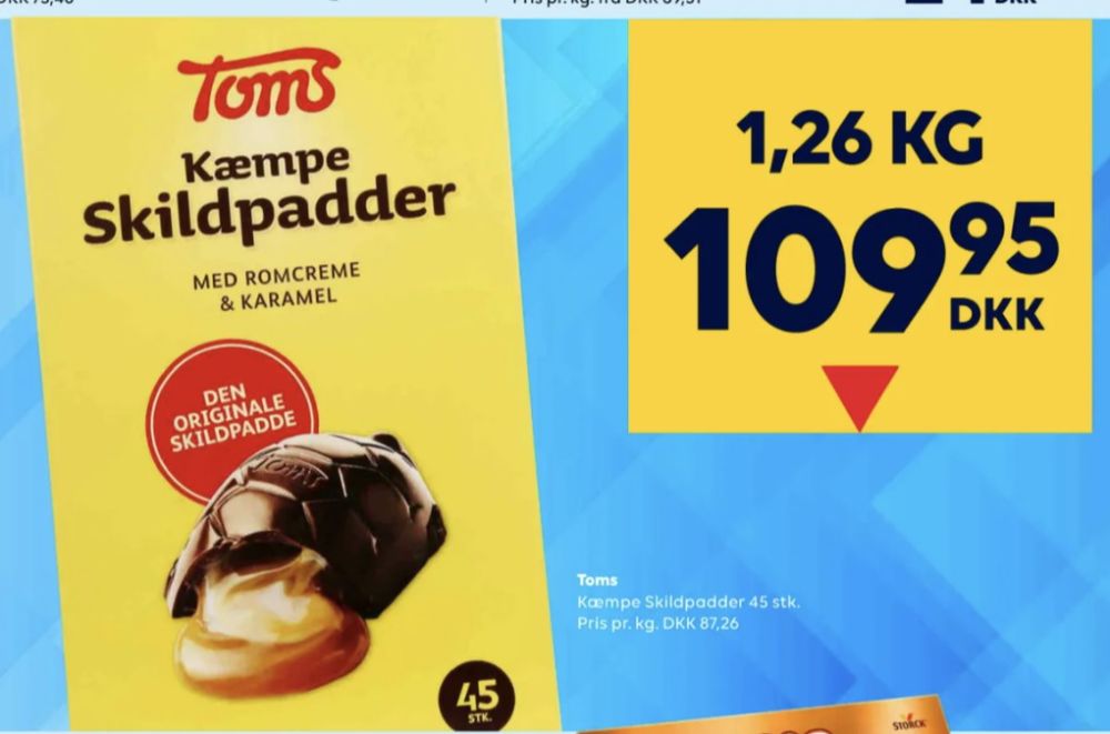 Toms Kæmpe Skildpadder, Chokoladeskildpadder