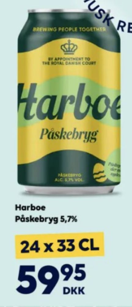 Harboe Påskebryg, Øl 24 pk.