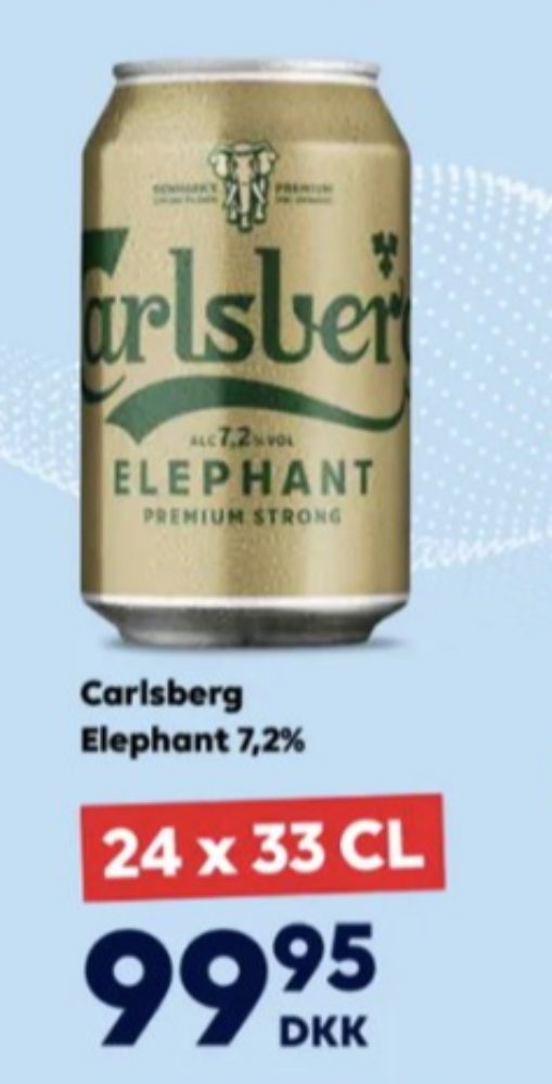 Carlsberg Elephant, Øl 24 pk.