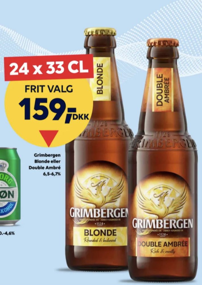 Grimbergen Blonde, Specialøl 24 pk.