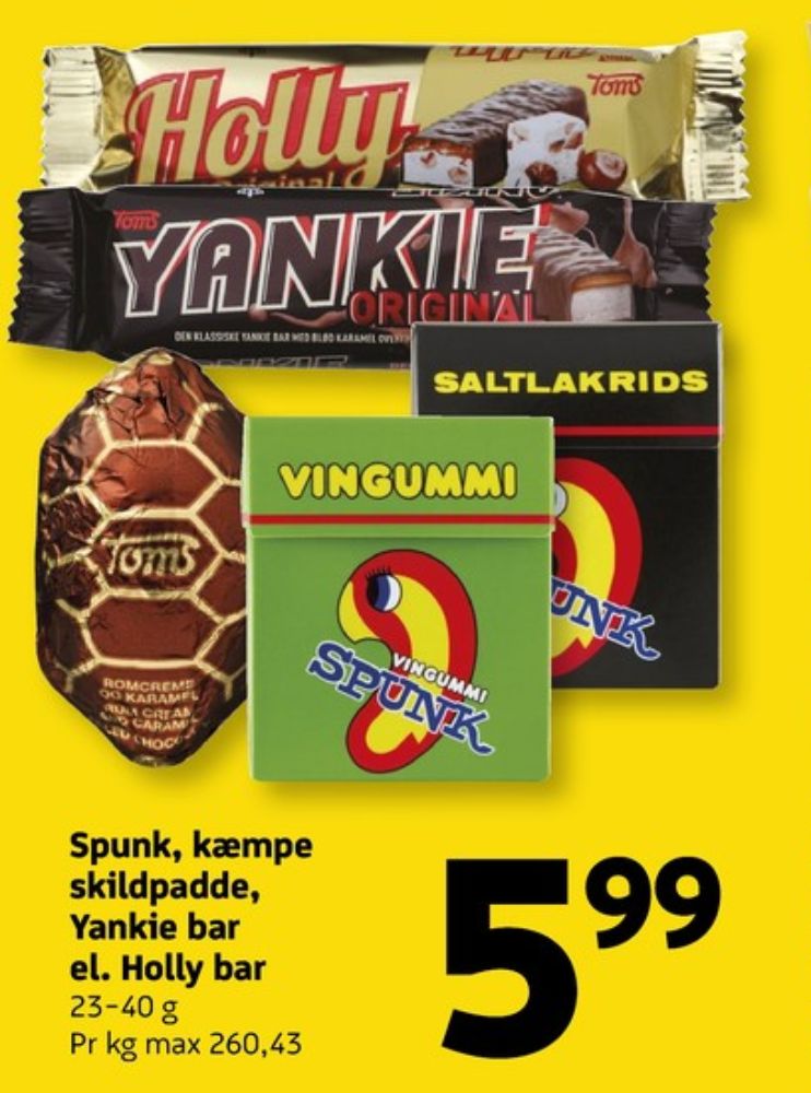 Yankie, Chokoladebar