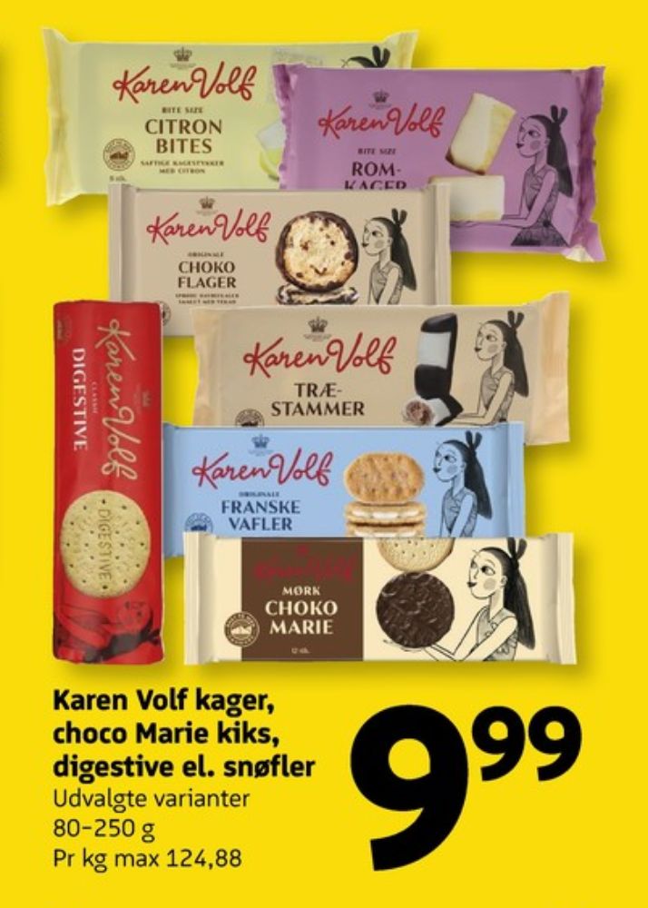 Karen Volf, Digestive kiks