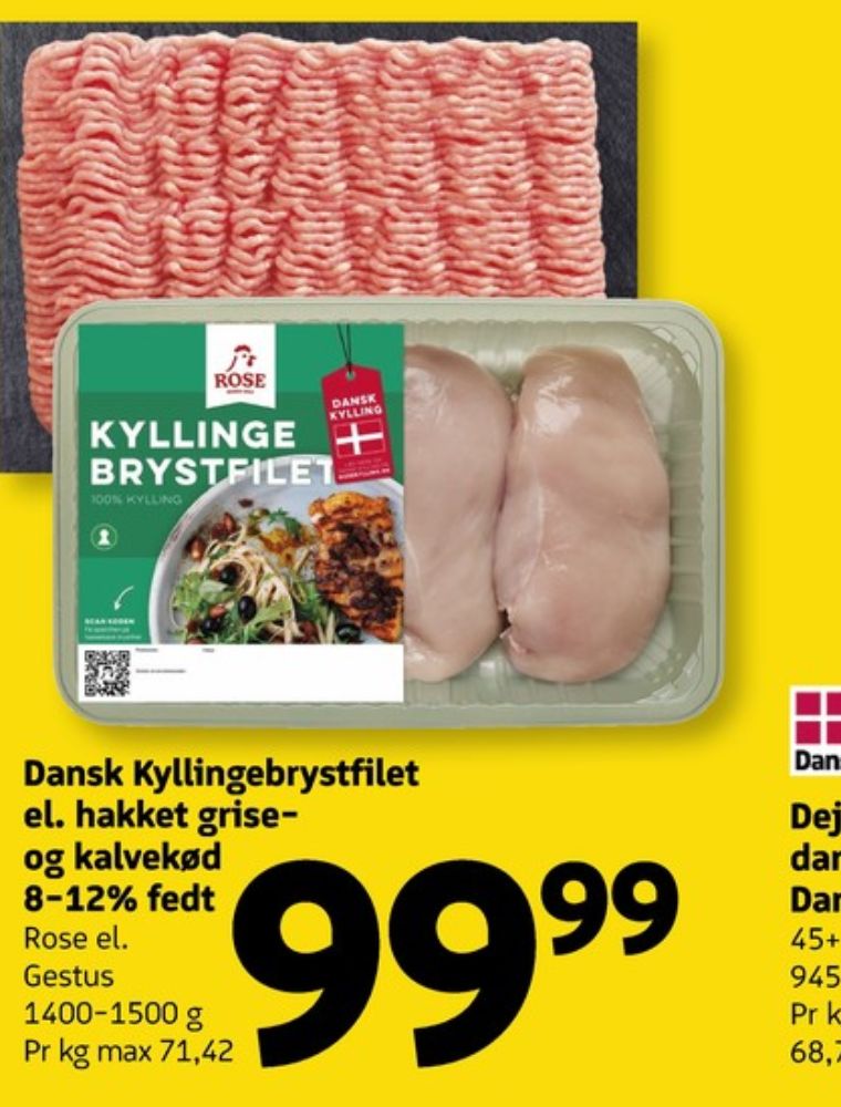 Rose, Kyllingebrystfilet