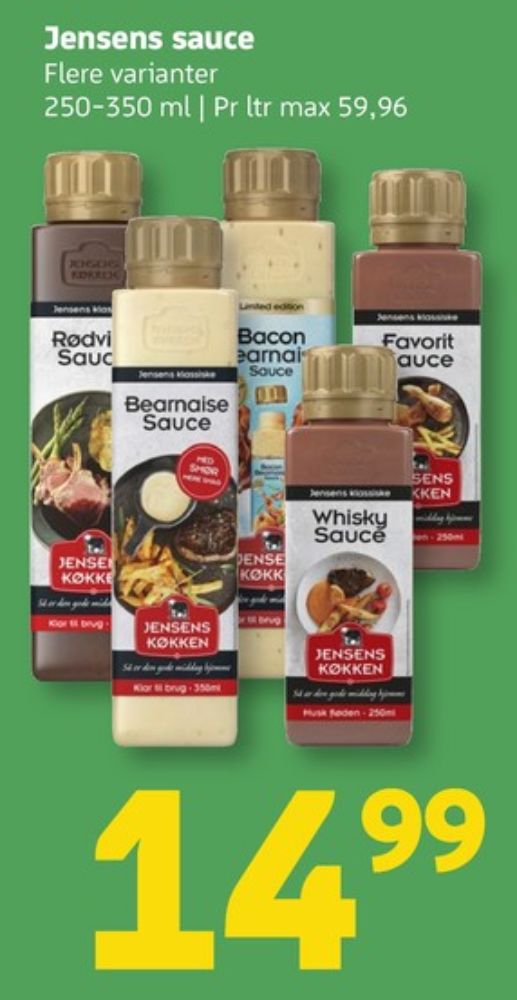 Jensens Køkken, Bacon Bearnaisesauce