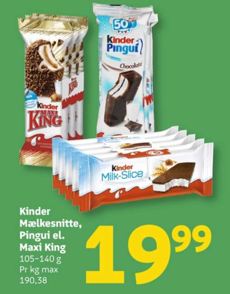 Kinder Pingui, Cool Snacks