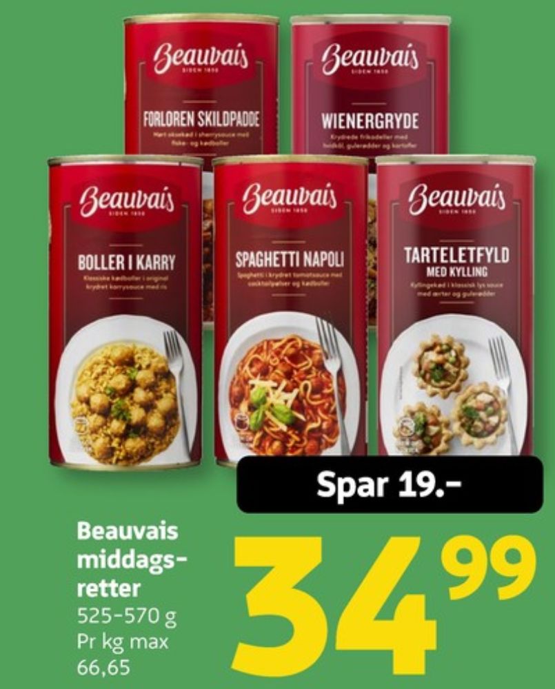 Beauvais, Boller i Karry