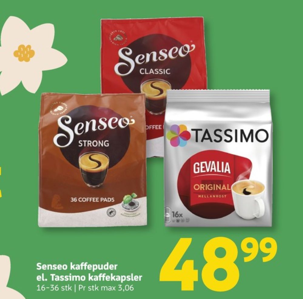 Senseo Classic, Kaffepuder