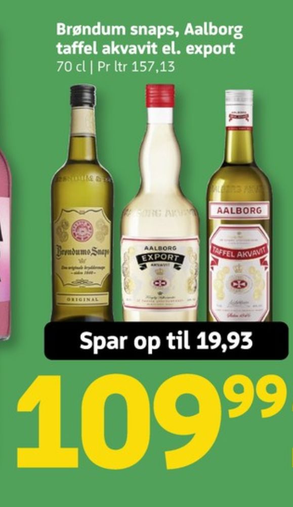 AAlborg Taffel Akvavit, Akvavit
