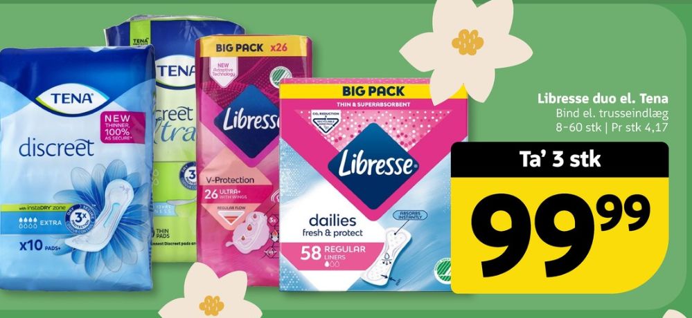 Libresse, So Slim Trusseindlæg