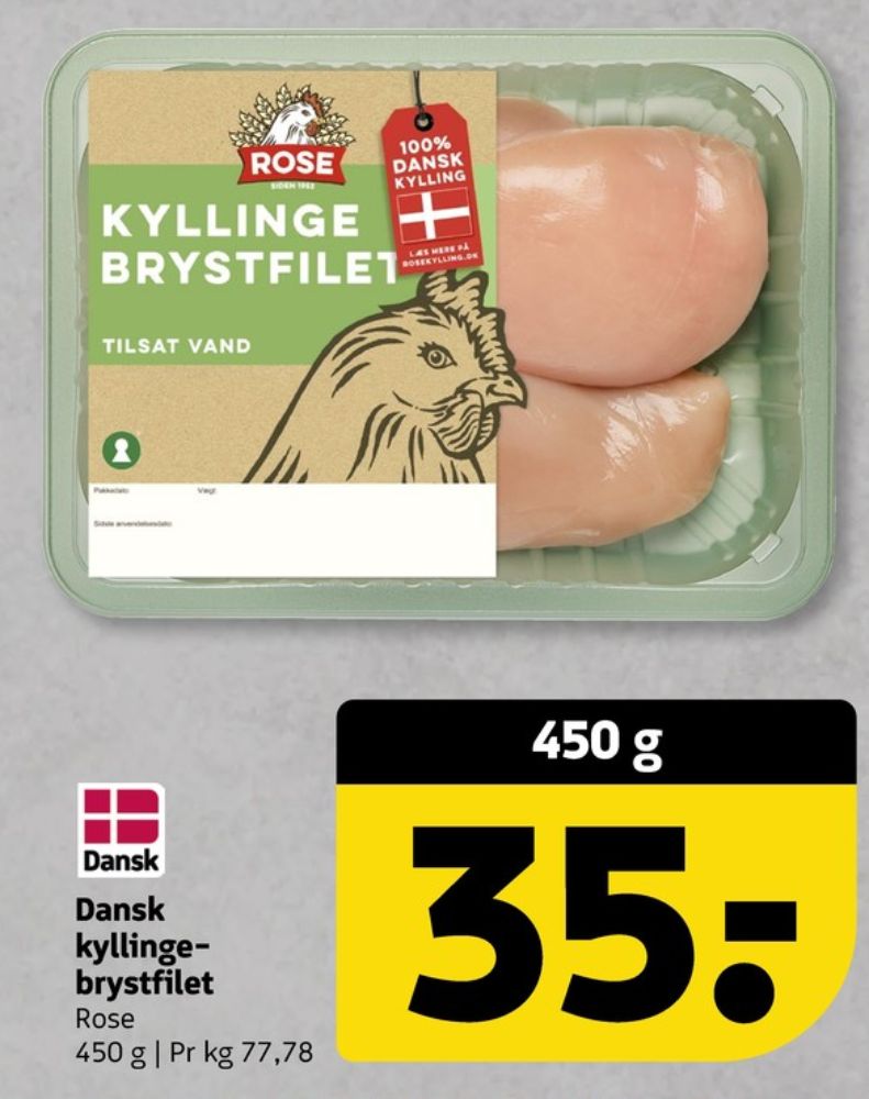 Rose, Kyllingebrystfilet