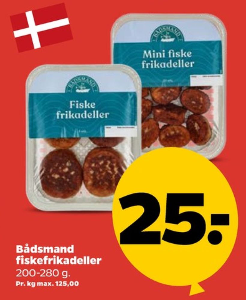 Bådsmand, Fiskefrikadeller