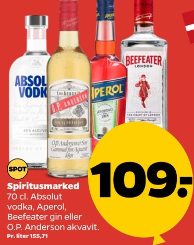 OP Anderson Original, Akvavit