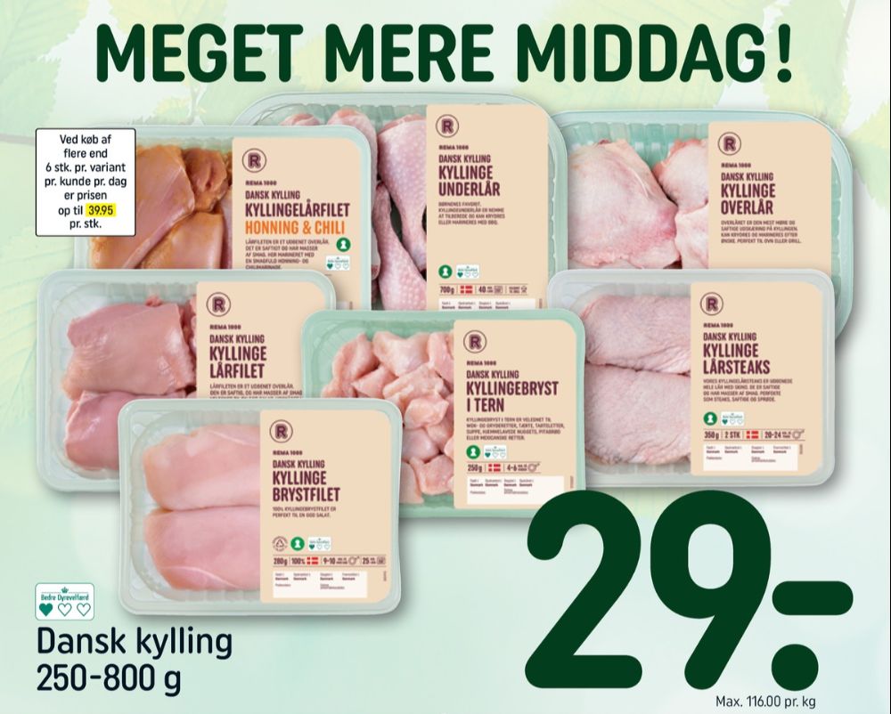 Rema 1000, Kyllingebrystfilet