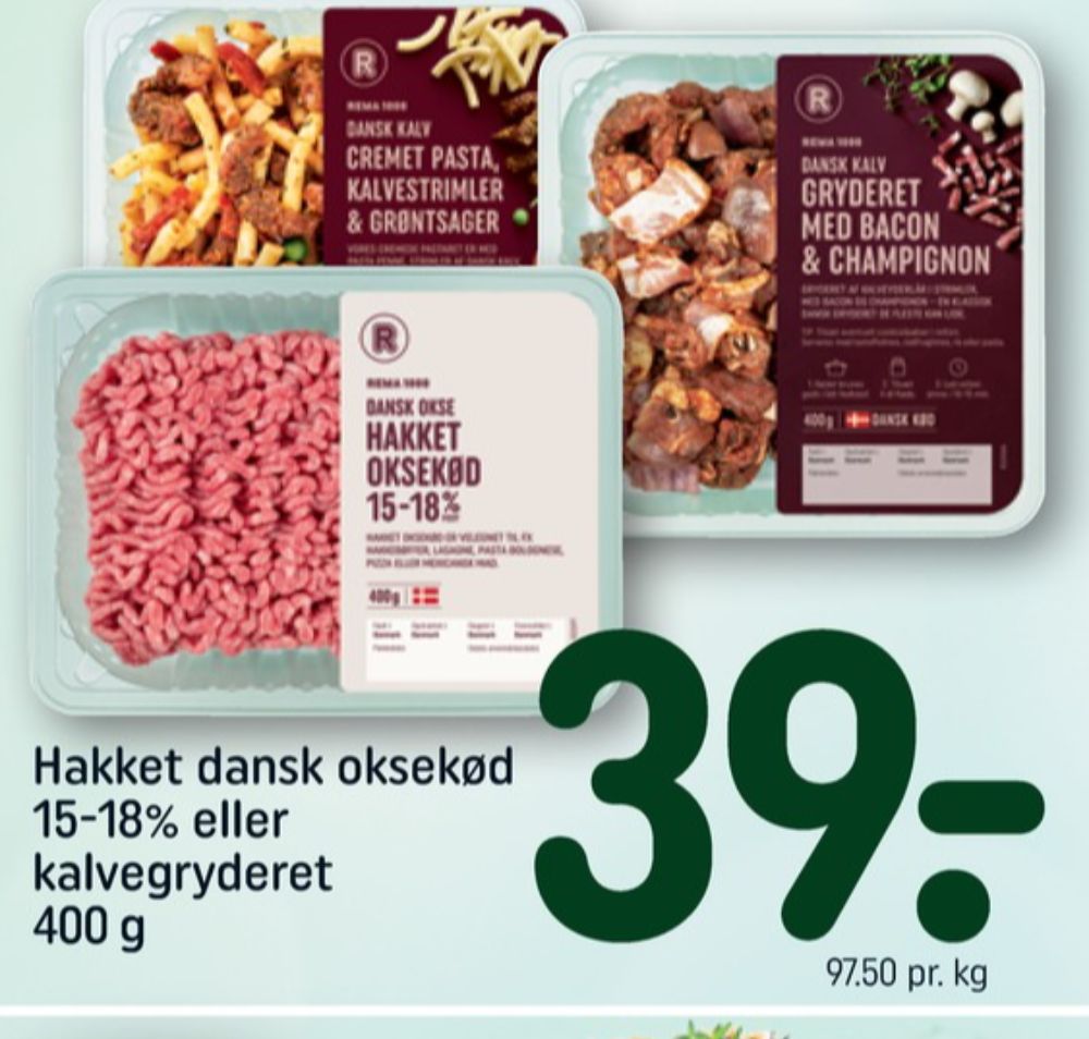 Rema 1000, Gryderet med Bacon & Champinon