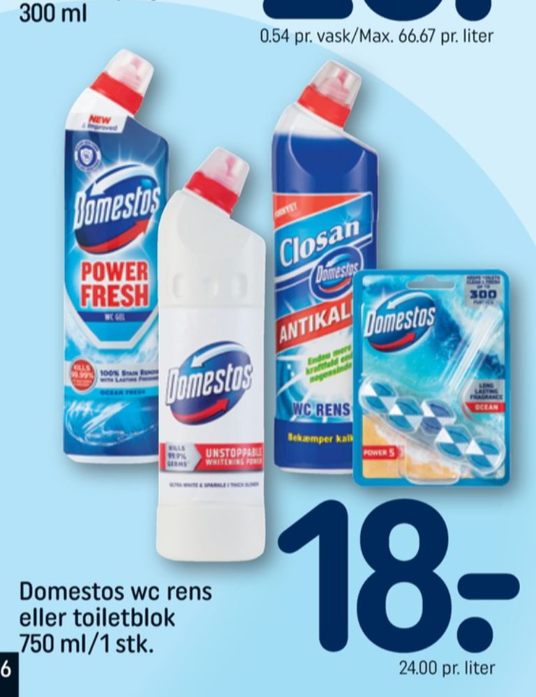 Domestos, WC-flush