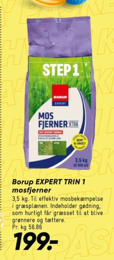 Borup, Mosfjernermiddel