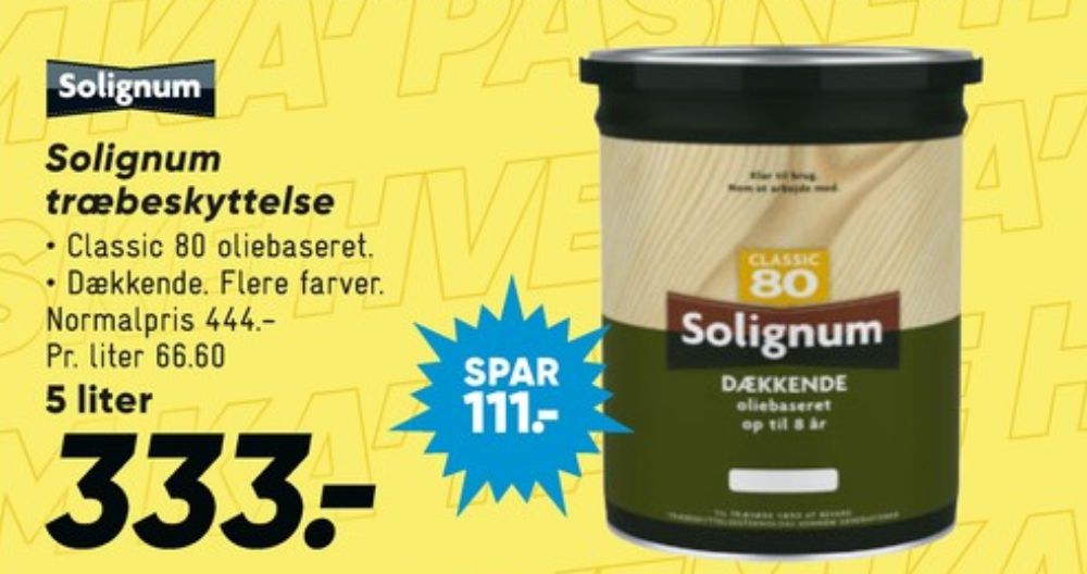 Solignum, Træbeskyttelse