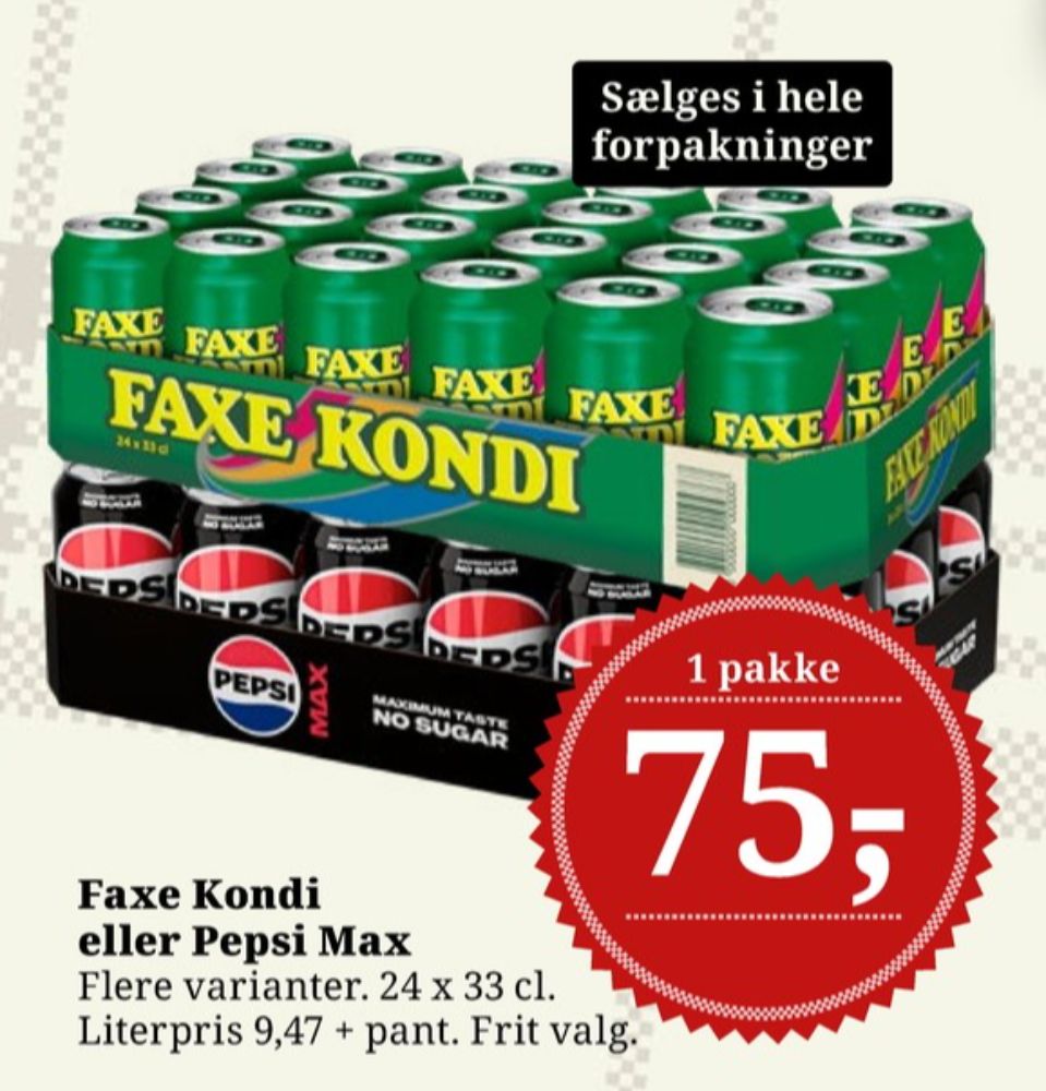 Faxe Kondi, Sportssodavand 24 pk.