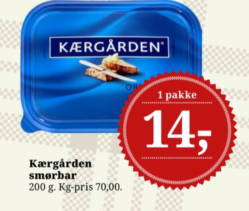 Kærgården, Smørbar