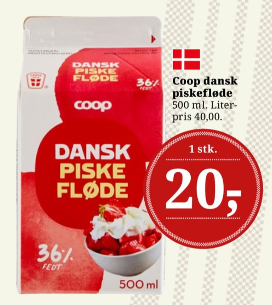 Coop, Piskefløde 36%