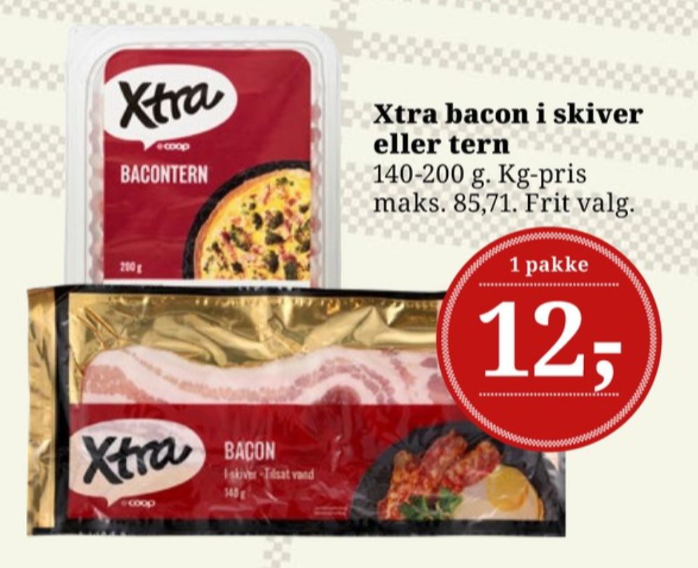 Xtra, Bacontern
