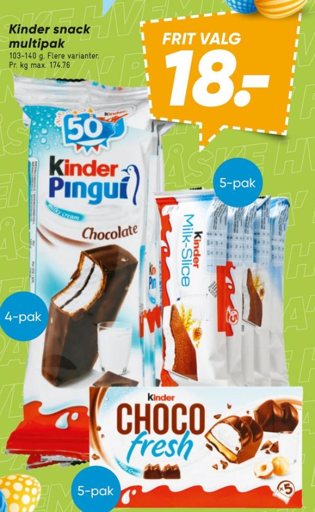 Kinder Pingui, Cool Snacks