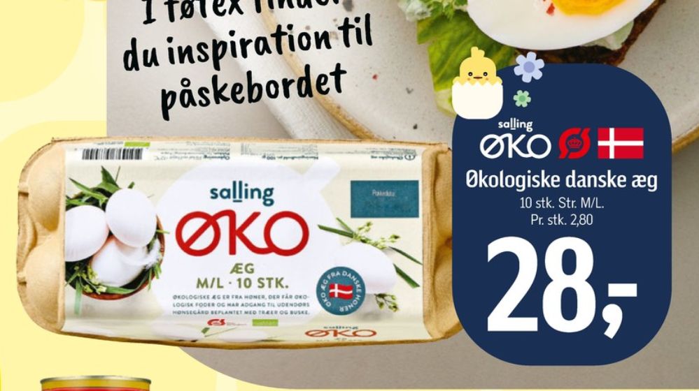 Salling ØKO, Æg M/L