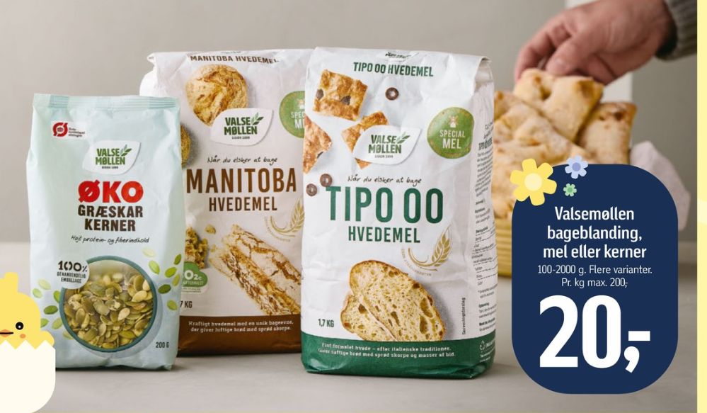 Valsemøllen, Chokoladekageblanding