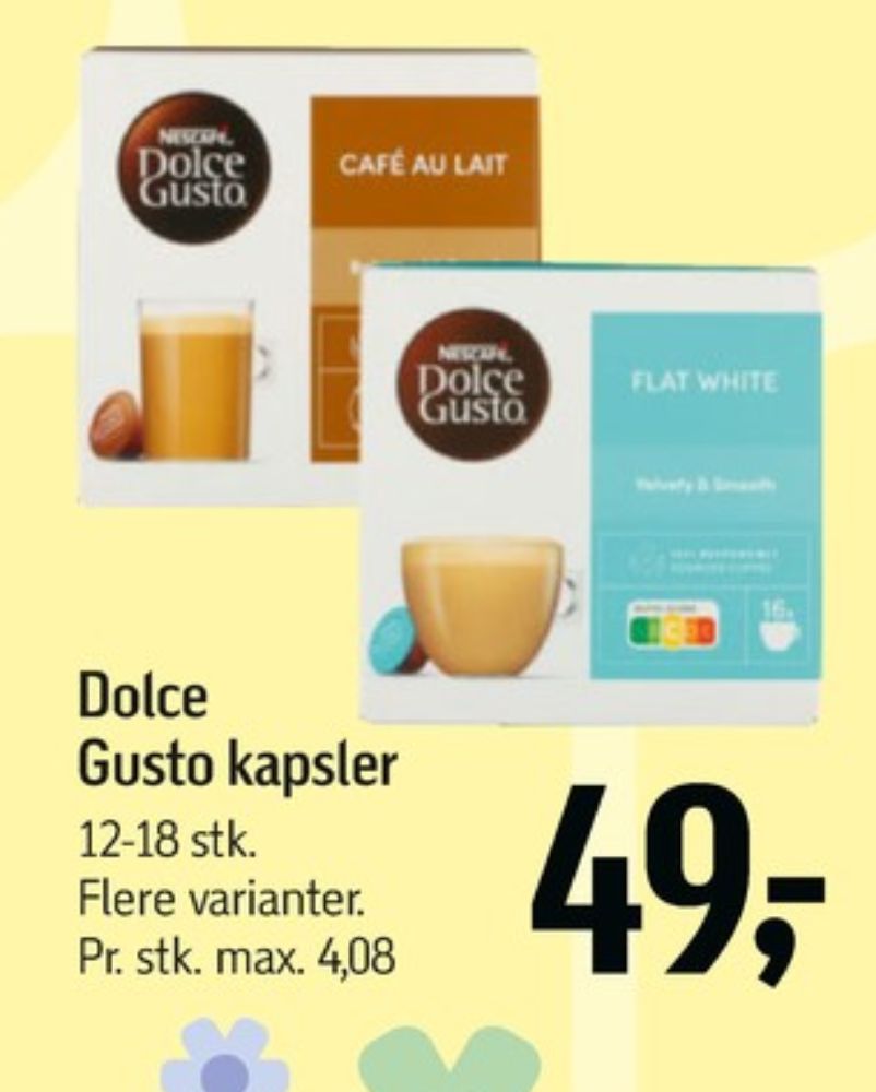 Nescafe Dolce Gusto Cafe Au Lait, Kaffekapsler