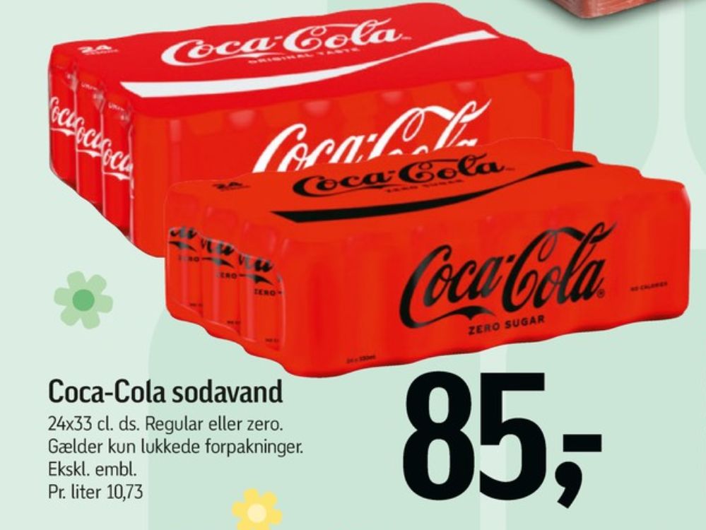 Coca Cola Zero, Cola 24 pk.