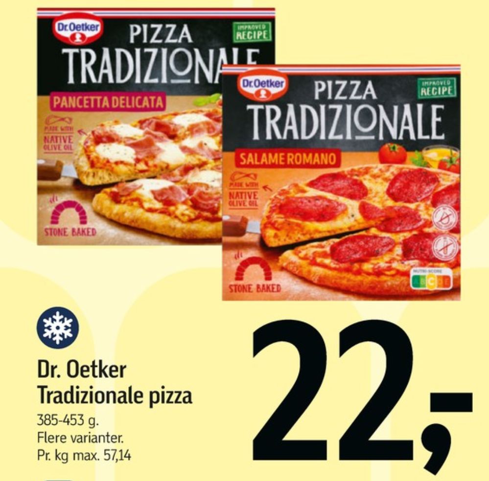 Tradizionale, Pancetta Delicata Pizza