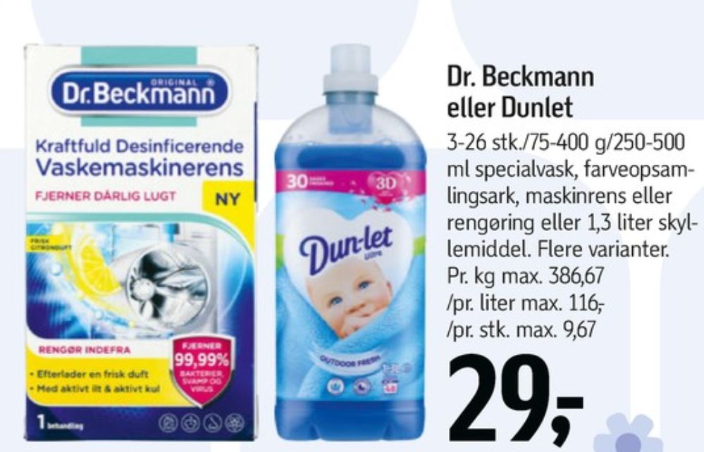 Dr Beckmann, Farvebeskyttelse