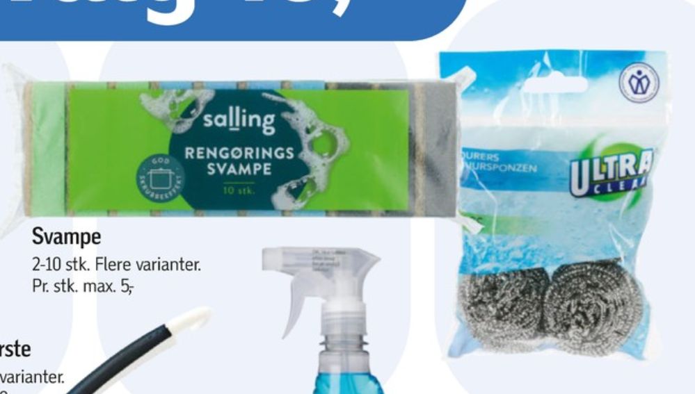 Salling, Rengøringssvampe