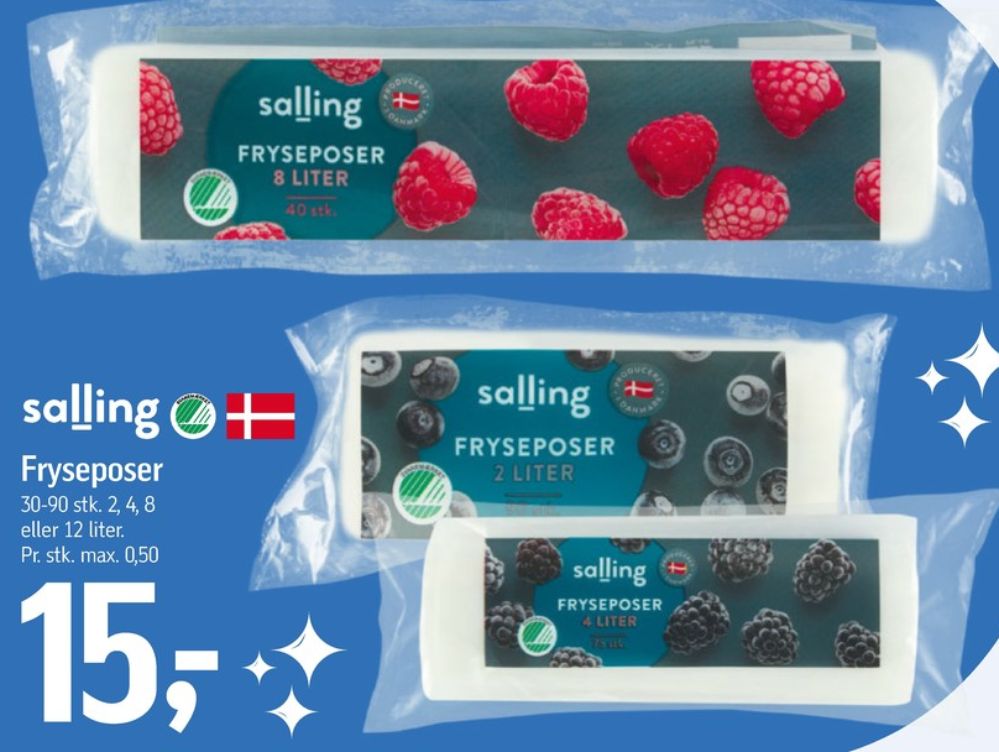 Salling, Husholdningsposer