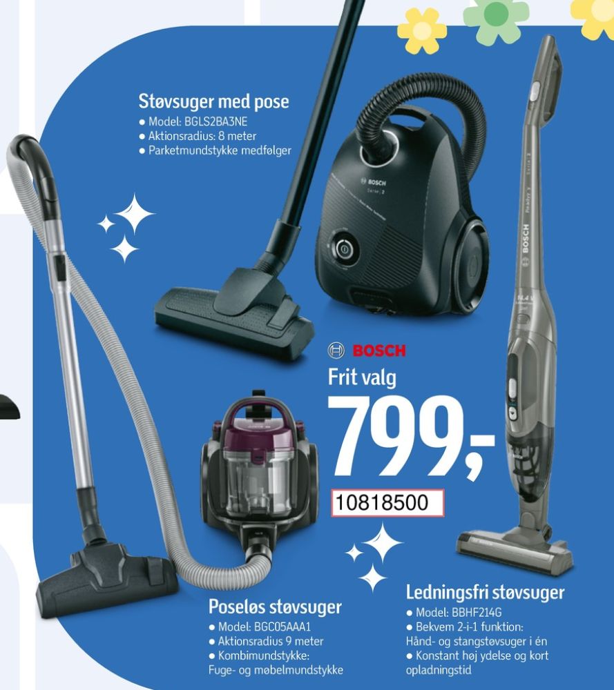 Bosch, Støvsuger