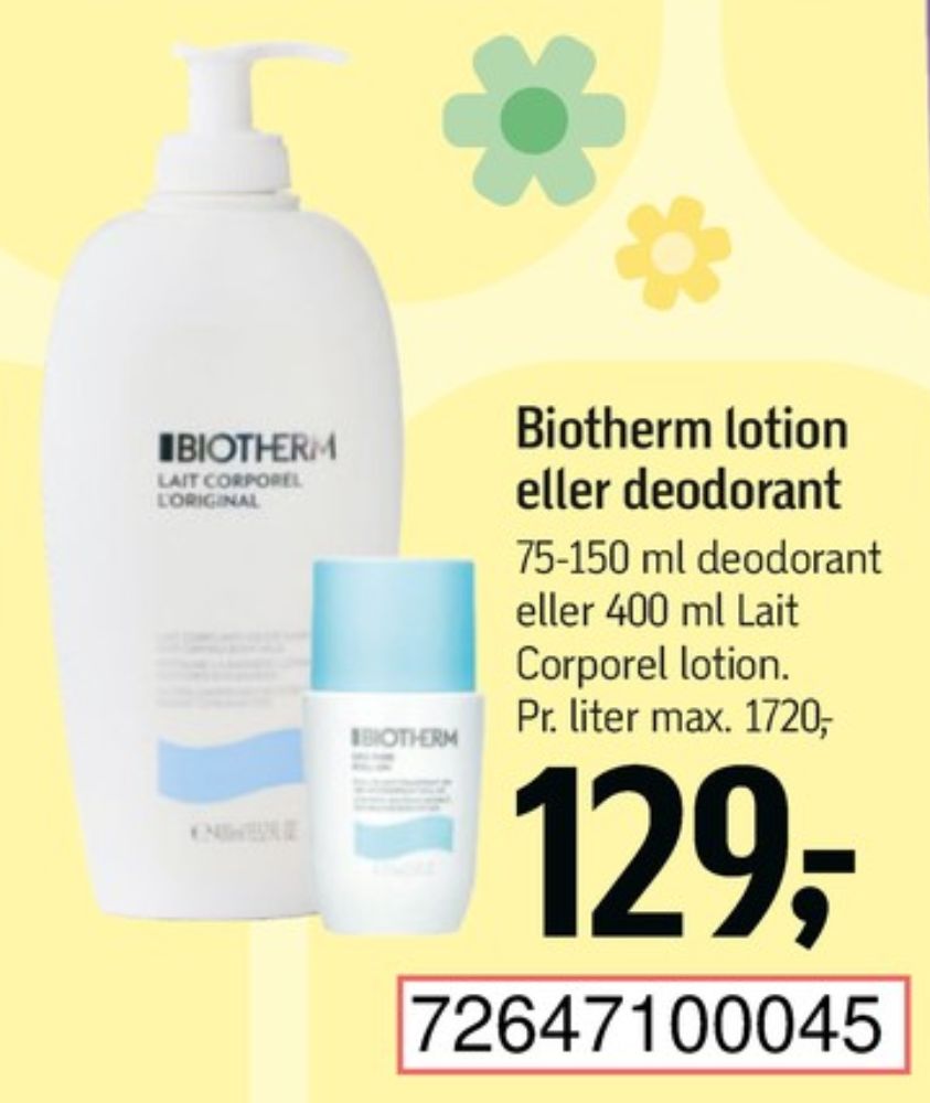 Biotherm, Bodylotion