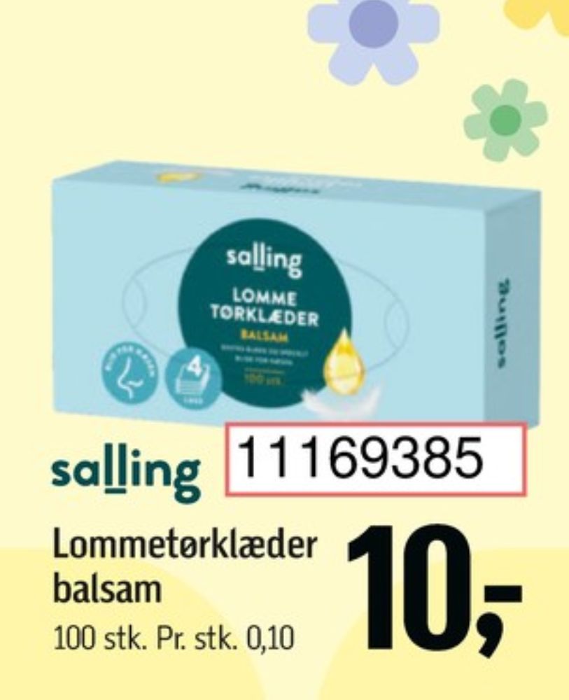 Salling, Lommetørklæder