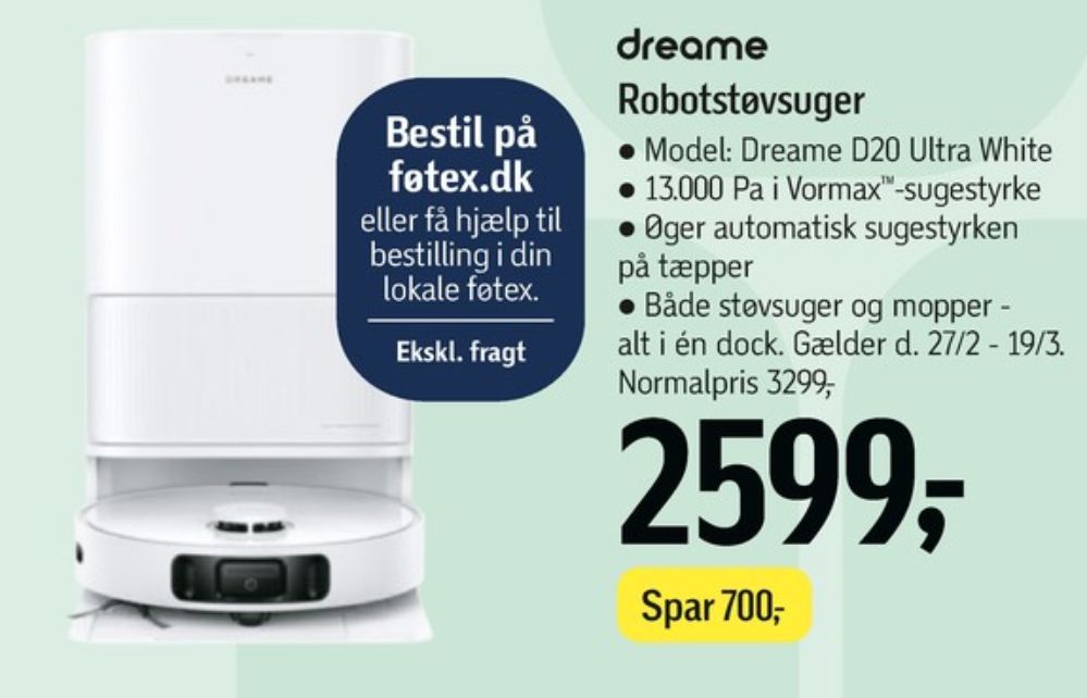 dreame, Robotstøvsuger