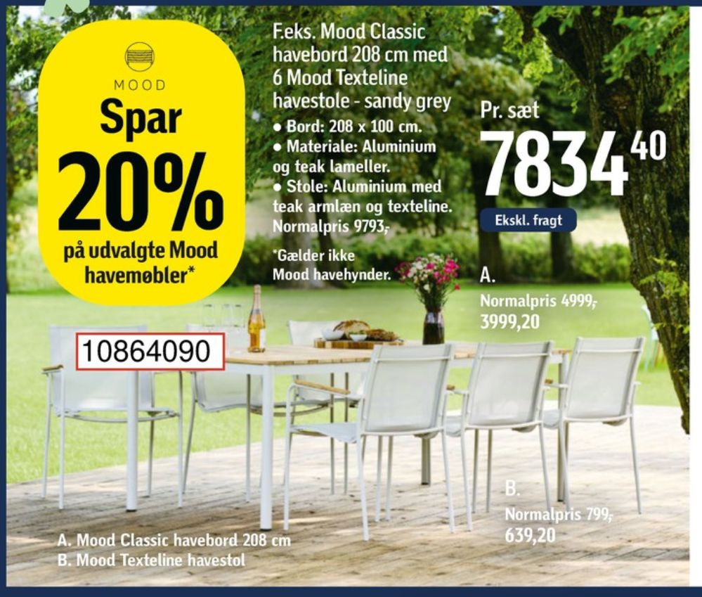 Mood, Havemøbelsæt